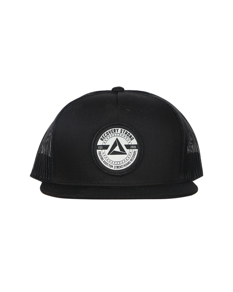 Recovery Strong™ Brand - Black Flat Brim