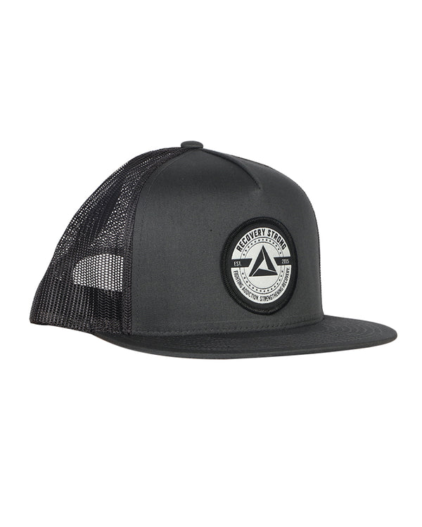 Recovery Strong™ Brand - Gray Flat Brim