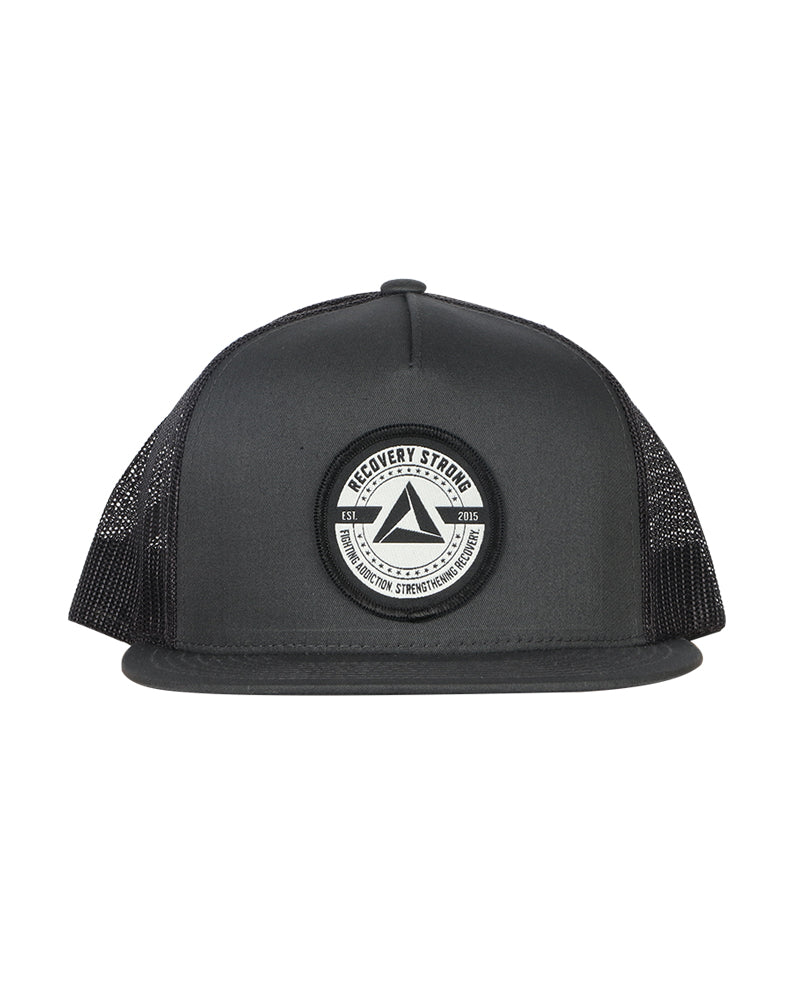 Recovery Strong™ Brand - Gray Flat Brim