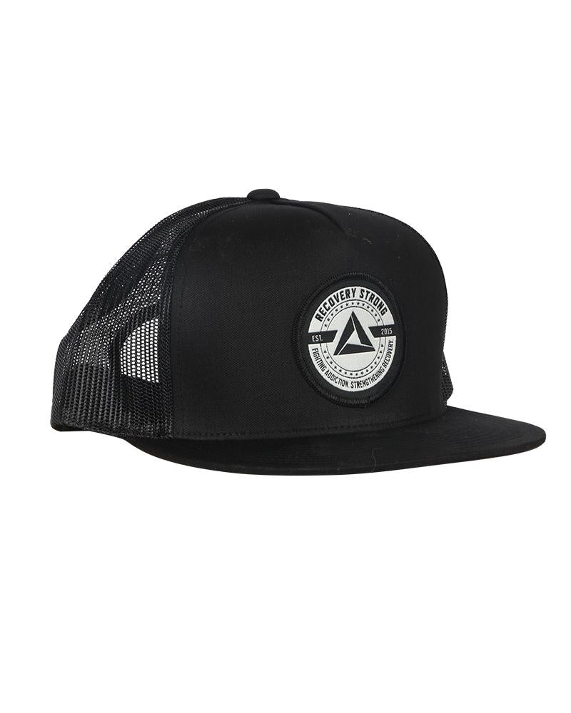 Recovery Strong™ Brand - Black Flat Brim